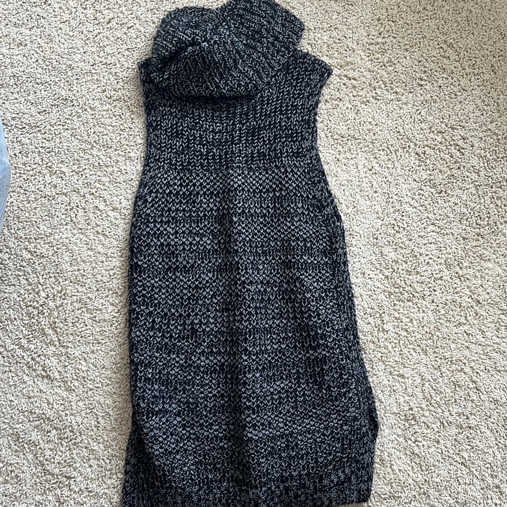 Banana republic gray sweater tunic